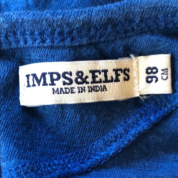 Imps & Elves organic cotton blue dress - Picture 2 of 3